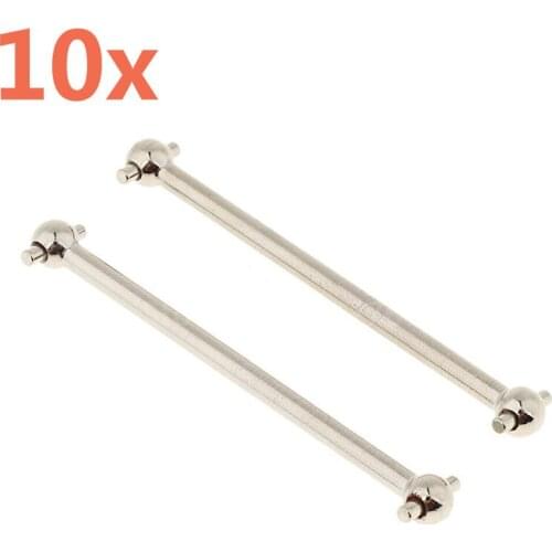 10Pieces RC Cars 02003 Dogbone 61mm 2pcs Spare Parts Upgrade Acessories For 1/10 R/C Model Car AMAX HSP Himoto