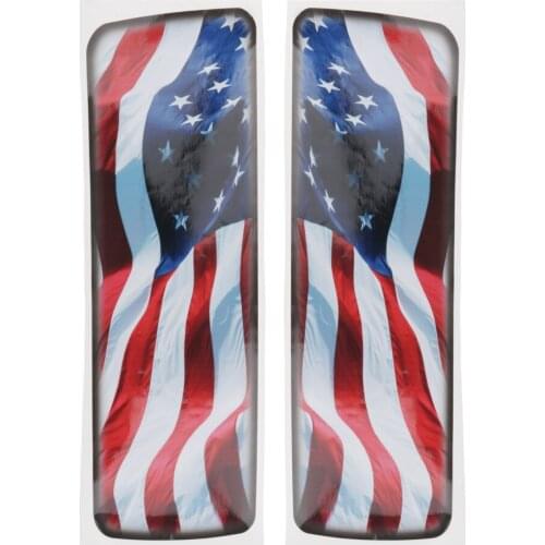 2pcs Motorcycle Side Box Decorative Cover Stickers Decoration Accessories for Harley Street Glide Touring Models 1996-2013