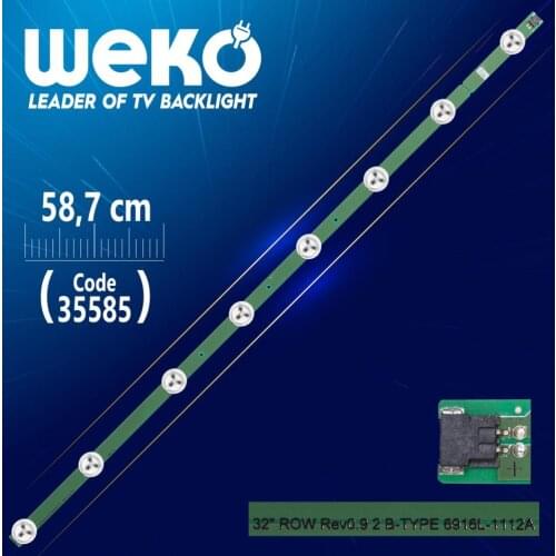 32 ROW REV0.9 2 B-TYPE 6916L-1112A - 8 LED 58.7 CM - (WK-1098)