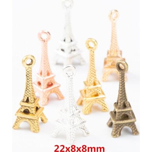 35Pieces/Set Eiffel Tower zinc alloy Charms Jewelry Making DIY Hand Made Jewelry findings 8034