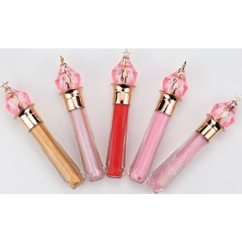 50PCS/LOT Popular Wand Clear Lip Gloss Matte Lipstick Private Label Nude Pigment for Lipgloss Glossy Lip Gel