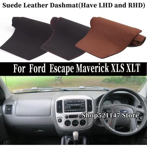 Accessories Car-Styling Suede Leather Dashmat Dashboard Covers Dash Mat For Ford Escape Maverick XLS XLT 2001-2007 LHD RHD