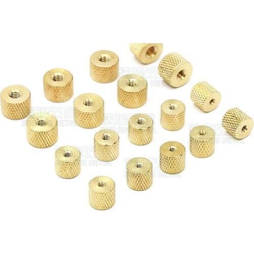 Hardware accessories Brass pineapple nut M4 water cooling heat transfer model modified hand screw nut