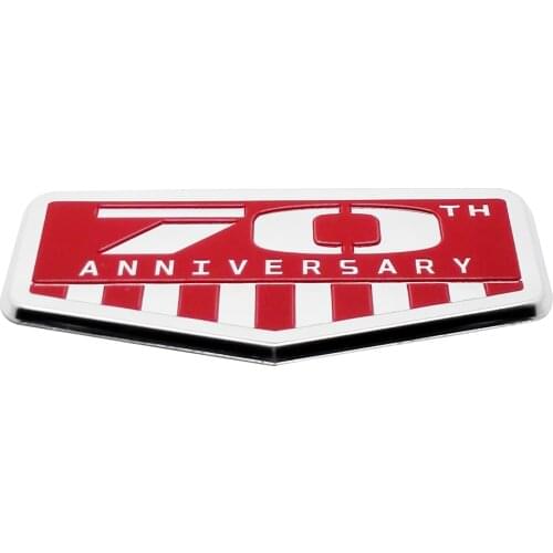 Auto Automobile Accessories 70th Anniversary Emblem Sticker for Mazda Toyota MINI Cooper Smart Volvo Volkswagen Polo Jeep Jaguar