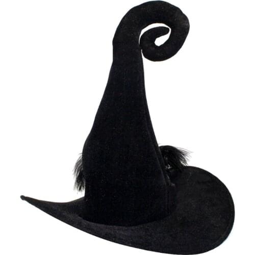 Halloween Witch Wizard Hat Party Costume Headgear Devil Cap Cosplay Props Decoration Accessories for Adult