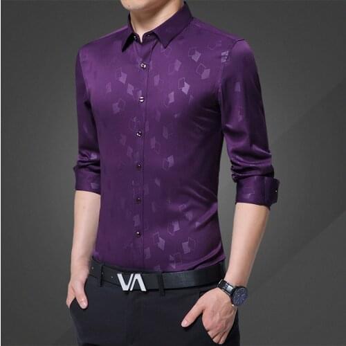 Korean Casual Long Sleeve Business Boy Shirt High-Quality Popular 2021 Autumn And Winter New Fashion MenS Wear