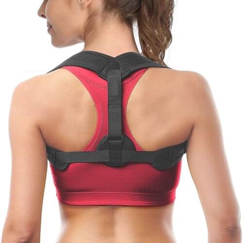Posture Corrector for Women Men Posture Back Brace Clavicle Support Improves Bad Posture Upper Back Support with Armpit Pads