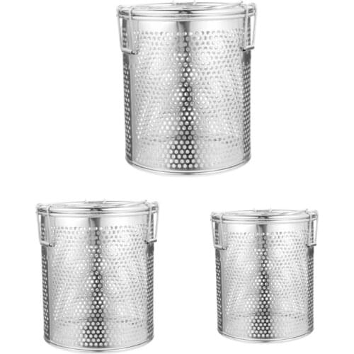 Seasoning Bag Round Hole Stainless Steel Seasoning Bag Taste Spice Box Durable N0PA