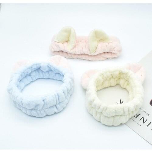 Fashion Hair Band Cat Ears Face Wash Makeup Headband Womens Accessories