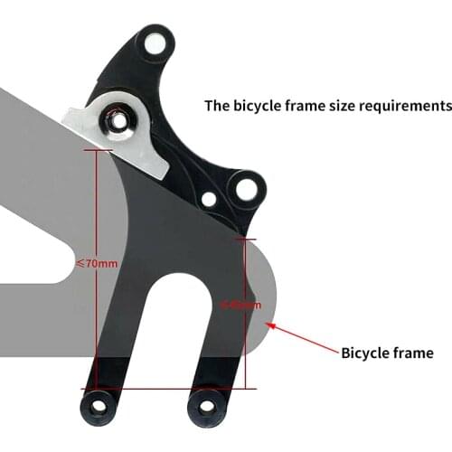 Bicycle Frame Disc Brake Modification Bike Disc Brake Adapter Holder Mountain Bike Frame Converter Adaptor Cycling Accessories