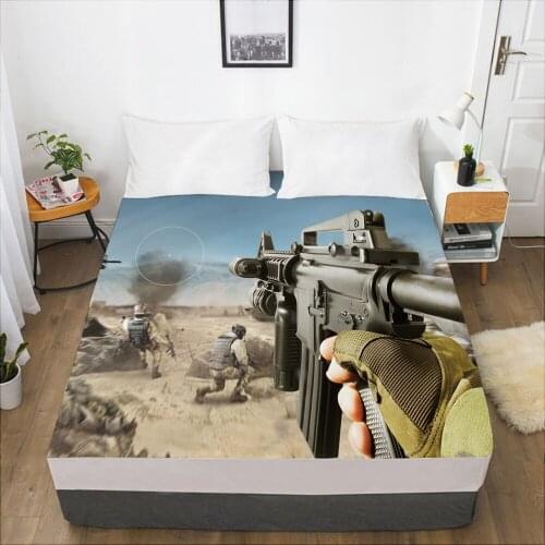 Cartoon Gamepad Childrens Elastic fitted sheet bed sheet With An Elastic Band Mattress Cover Bed cover for kids baby charge