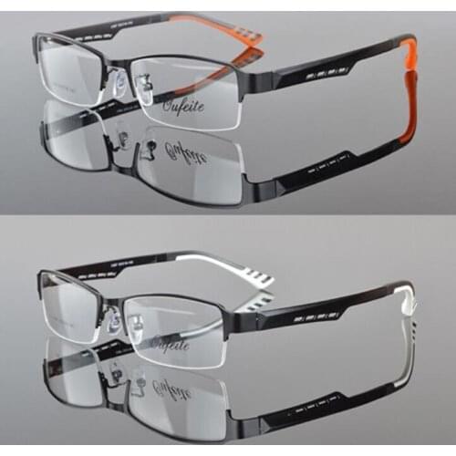 Men TR90 Half Rimless Glasses Eyeglass Optical Spectacles Eyewear Frame