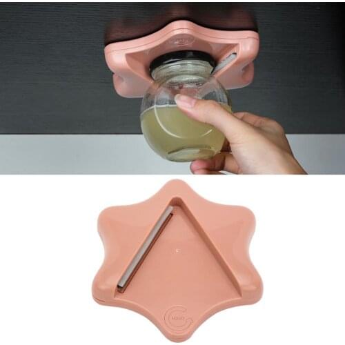 Senzeal Jar Opener for All Jar Sizes for Seniors with Arthritis Cap Remover Easy Twist Off Bottle Opener Jars Kitchen Accessorie