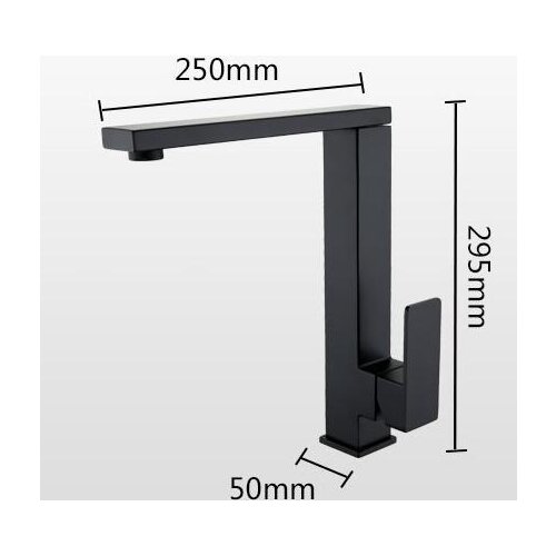 Vidric black safe real 304 stainless steel single handle hot and cold bathroom basin faucet new arrival unique design 180 rotati