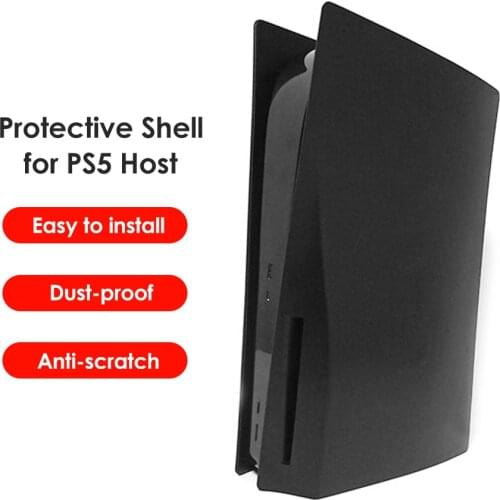 Gaming Console Faceplate Cover Protective Case for PS5 Disk Edition Skin Shell Plastic Skin Hard Shell Protective Case