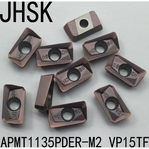 10pcs~100pcs APMT1135PDER M2 VP15TF Turning Tool Carbide Insert Face Mill Lathe Milling CNC Tool Milling Cutter blade