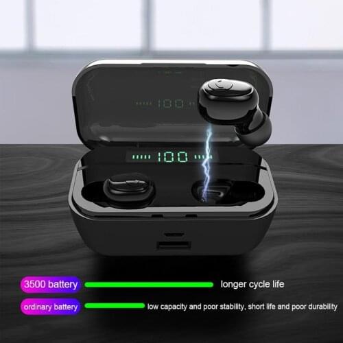 G6S Wireless Earphones Bluetooth 5.0 earbuds Stereo HIFI Sound headsets mini Sport headphones with Mic Handsfree Gaming Headset