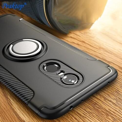 Case Xiaomi Redmi 5 Case Shockproof Metal Ring Holder Combo Silicone Case for Xiaomi Redmi 5 Plus 5.99 Phone Capa