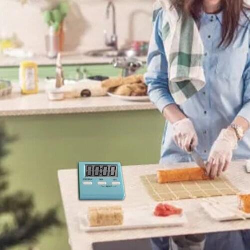 R2JC Digital Kitchen Timer Big Digits Loud Alarm Magnetic Stopwatch Clock Egg Timer