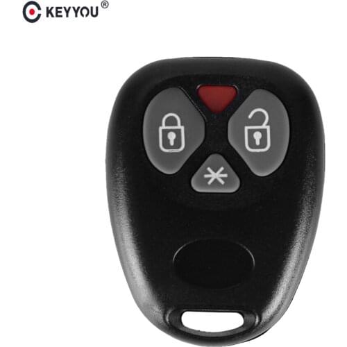 KEYYOU 4 Buttons New Replacement Remote Car Key Case for Brazil Control Old Positron Alarm Remote Key Shell