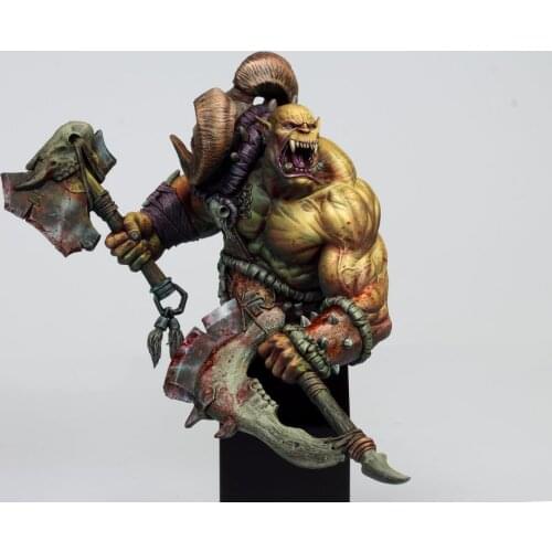 1/12 Resin Bust Model kits GK Orc Rager Unassambled Unpainted S173