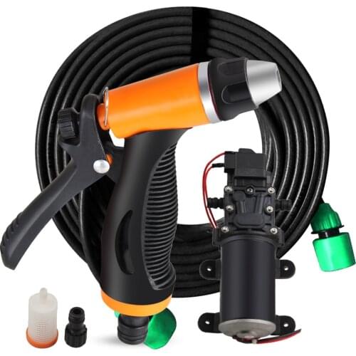 12V Portable Car Washer Gun Pump High Pressure Spray Washing Machine Car cleaning Kit For Car Wash Auto Care Electric Device