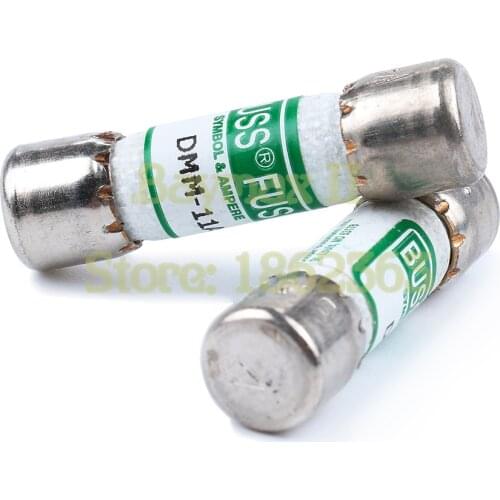 2 Pieces Buss Fuses 11A 1000V AC/DC 10x38mm Fast Fuse AMP for Fluke Digital Multimeter