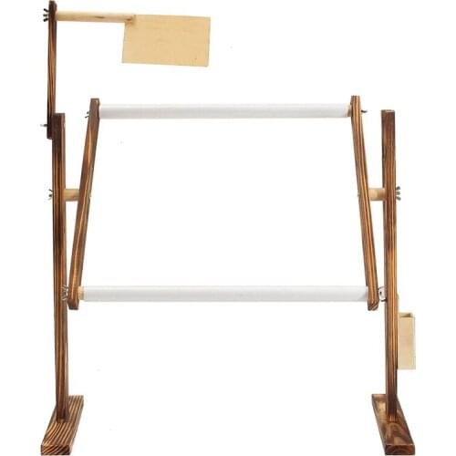 Adjustment Solid Wooden Frames Tabletop Crossstitch Embroidery Floor Stand For Needlework Sewing Handmade Tools Chinese Cross St