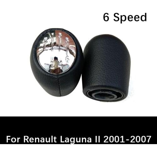 Car Gear Shift Knob Manual Lever Auto Shifter Stick Head Handball For Renault Laguna II 2001 2002 2003 2004 2005 2006 2007