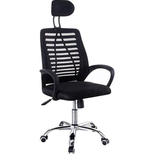 Adjustable Height headrest mesh Swivel Ergonomic boss Price high quality study Armchair Black home office computer chair