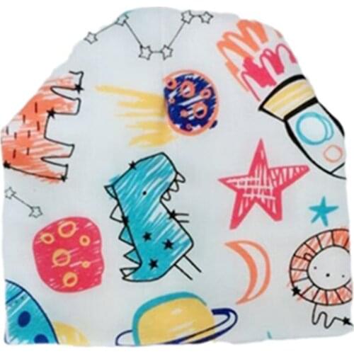 Cotton Baby Hat Set Love Print dinosaur Cotton Cap Baby Hats Newborn Hat Children Scarf Collar Boys Beanie Kids Cap for Girls