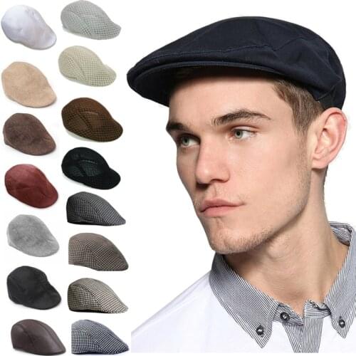 England Style Solid Spring Winter Hats for Women Men Fashion Outdoor Unisex Beach Sun Hat Newest Casual Mens Beret Caps