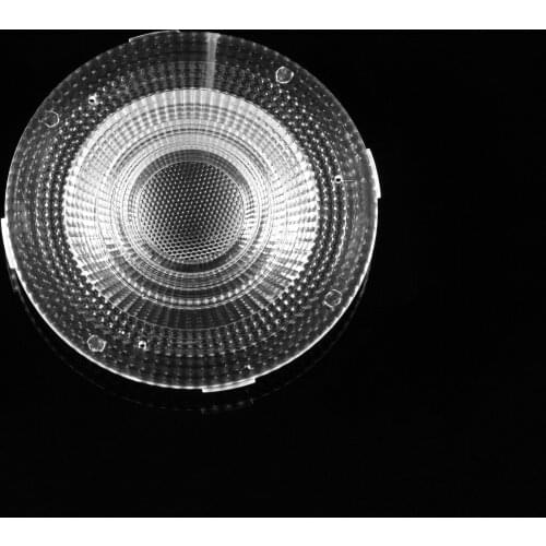 Super Thin PC Material Optical Lens Diameter 44mm Height 6mm with 15°，24°，36° available for MR16 5050 LED