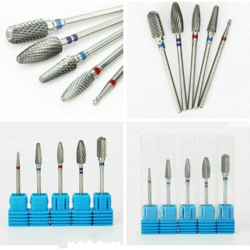 Tungsten Nail Drill Bit Manicure Drill For Milling Cutter Nail Files Buffer Nail Art Equipment Accessory