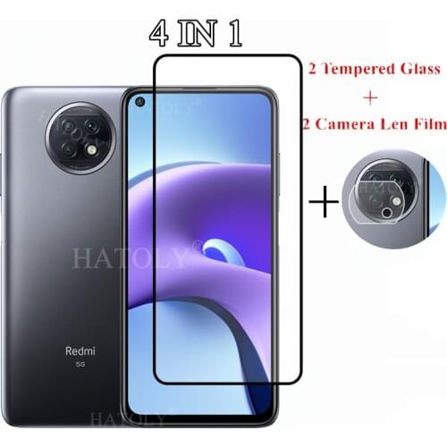 4 in 1 Tempered Glass For Xiaomi Redmi Note 9T 5G Screen Protector Camera Lens Film For Redmi Note 9T 5G Glass For Redmi Note 9T