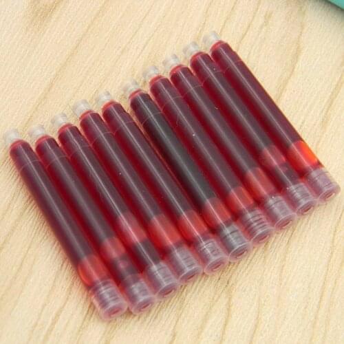 20pc office fitfor 2.6mm diameter hole Standard replacement red Fountain Pen ink