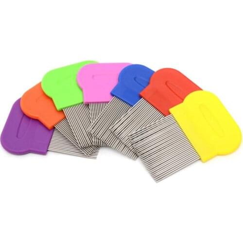 200pcs/lot Wholesales Pet flea comb pins cootie Stainless Steel Lice Combs SN660