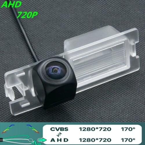 AHD 720P/1080P Fisheye Car Rear View Camera For Fiat Punto EVO 2013~2018 Grande Punto 188 500L MPW Reverse Vehicle Camera