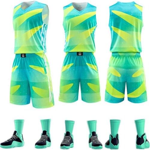 Kids Basketball Jerseys Suit 2021 Men Women Blank Team Short Training Sets Clothes Pockets Children Uniform Sportswear Plus Size
