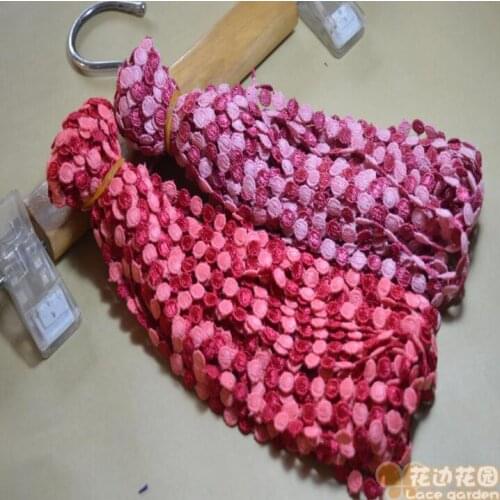 Hot Sale !! Wholesale 10 Meters High Quality Venise Lace Trim Thin Lace Ribbon for Garment Curtain Decorcation Free Shipping