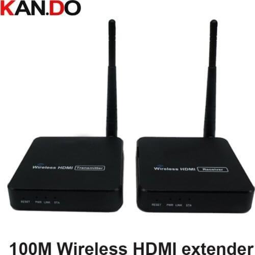 HBT-216 100M Wireless HDMI extender transmitter receiver kit up to 100M/328ft supports IR hdmi transmission HDMI video sender