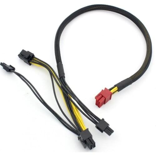 Power Supply Cable Stable Transmission Wear-resistant 18AWG CPU 8-pin to Dual 8-pin Power Supply Connector for Antec-Neo ECO 400