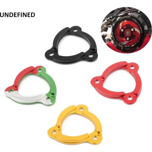 For Ducati Engine Racing Clear Clutch Cover Motorcycle Parts Spring Retainer Pressure Plate 959 1199 Xdiavel Monster Scrambler