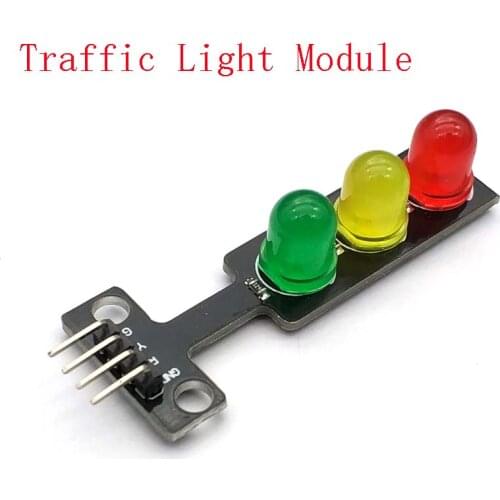 Mini 5V Traffic Light LED Display Module for Uno Red Yellow Green 5mm LED Mini-Traffic Light for Traffic Light System Model
