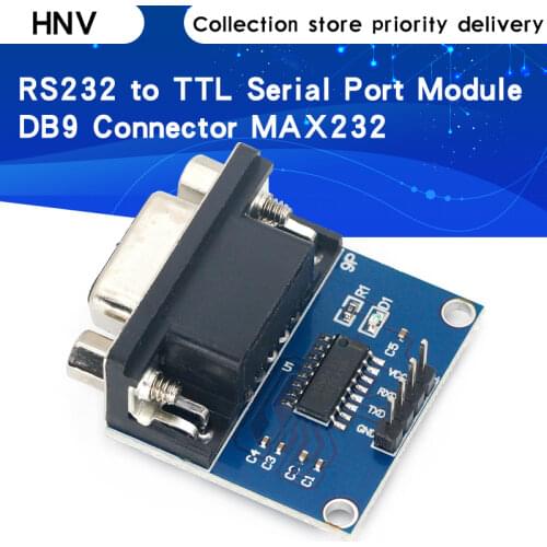 MAX3232 RS232 to TTL Serial Port Converter Module DB9 Connector MAX232 For Arduino
