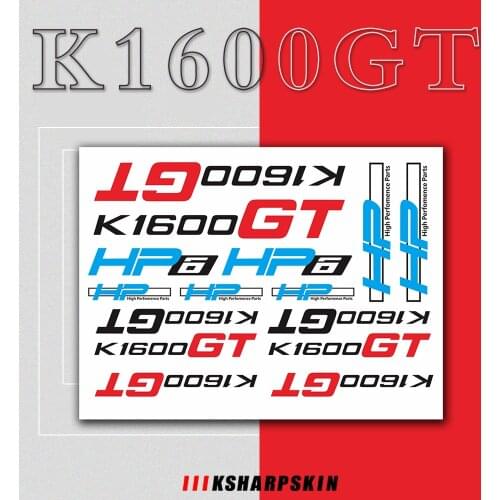 New Motorcycle Stickers Body Reflective Waterproof Body fuel tank tail box logo decals Kit set For BMW K1600GT k1600 gt k 1600gt