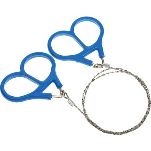Stainless Steel Wire Finger Saw Camping Emergency Survival Tool AT7501