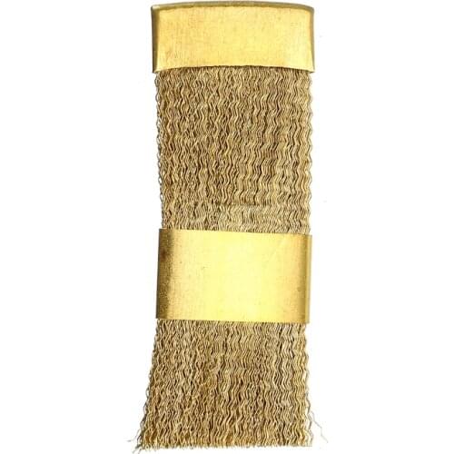 Portable Dental Drill Bit Cleaner Brushes Manicure Material Copper Flat Brush Copper Wire Drill Brusher For Nail