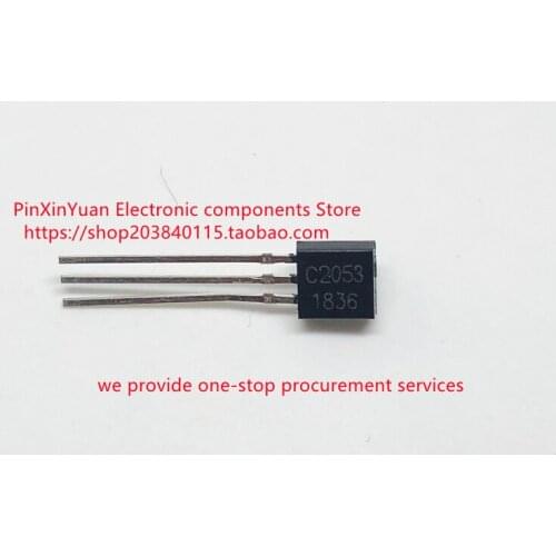 10PCS/LOT New original 2SC2053 power tube C2053 0.3A 40V Triode TO-92 In stock