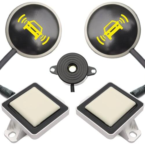 Vehicle Car Blind Spot Detection System BSD Microwave Radar Sensor Chang Lane LED Light Warning Buzzer Alarm Safe Driving